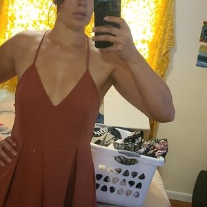 A line mauve dress elia-cher